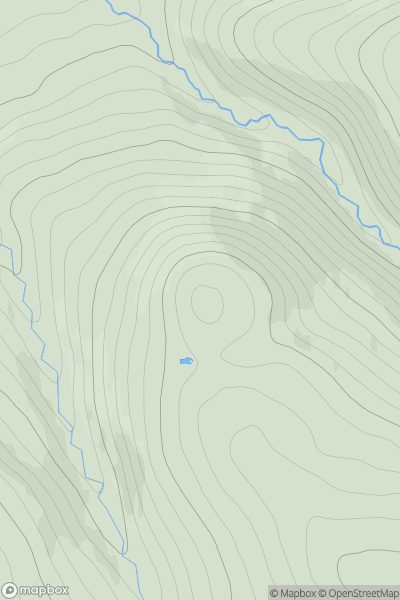 Thumbnail image for An Socach [Glen Albyn and the Monadh Liath] showing contour plot for surrounding peak
